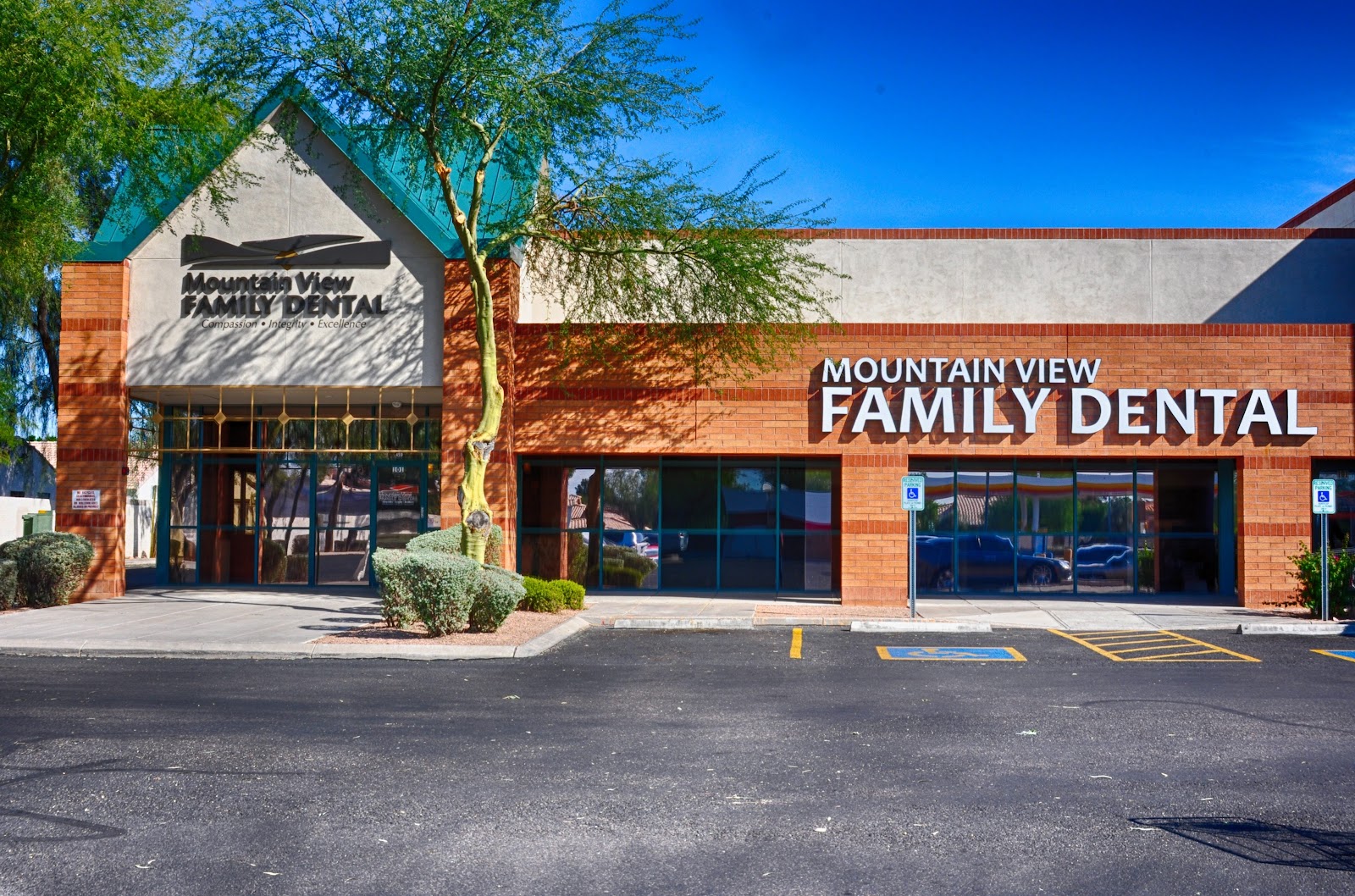The Mountain View Family Dental office