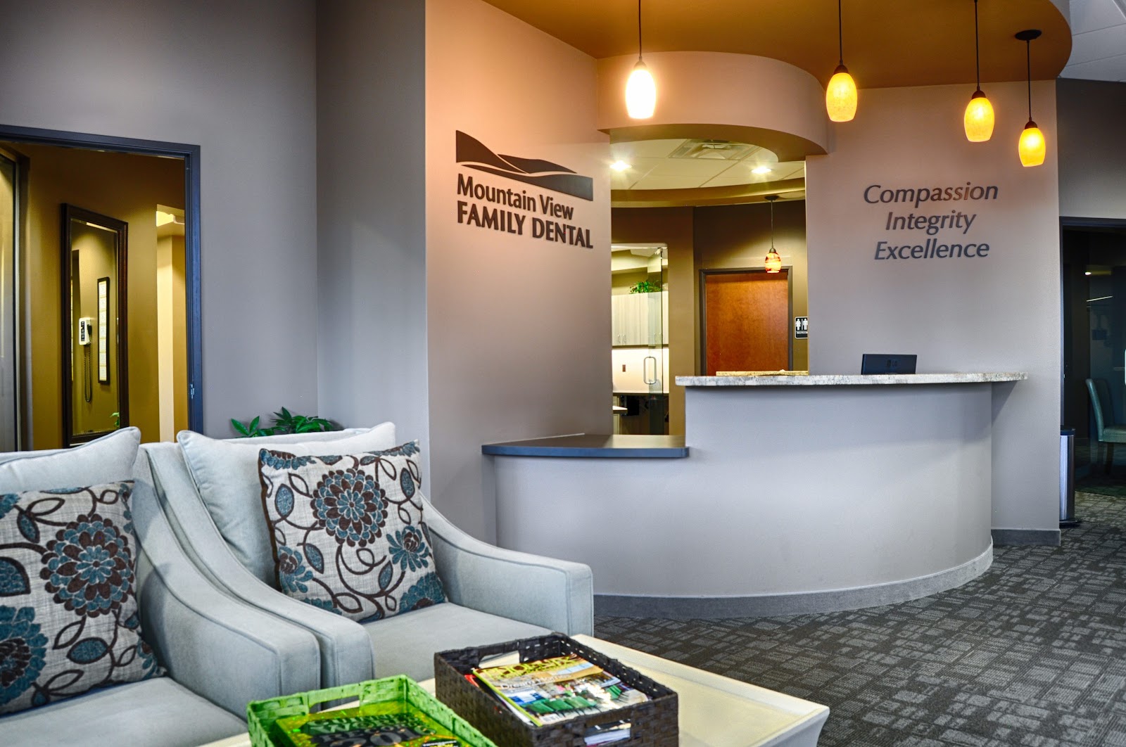 Treatment suite at Mountain View Family Dental
